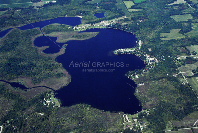 Big Fish Lake in Cass County, Michigan